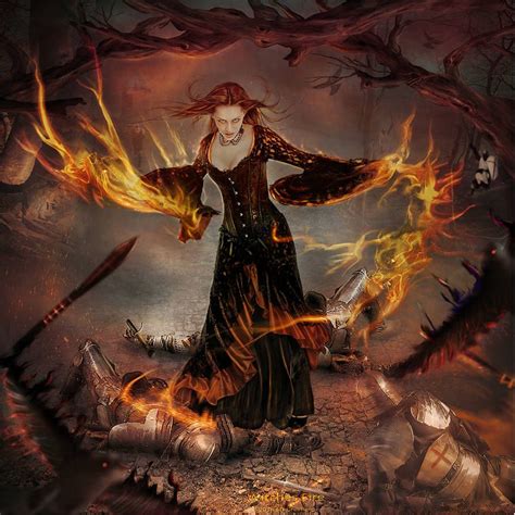Engulf the witch in fire